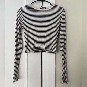 Striped ribbed long sleeve from Brandy Melville